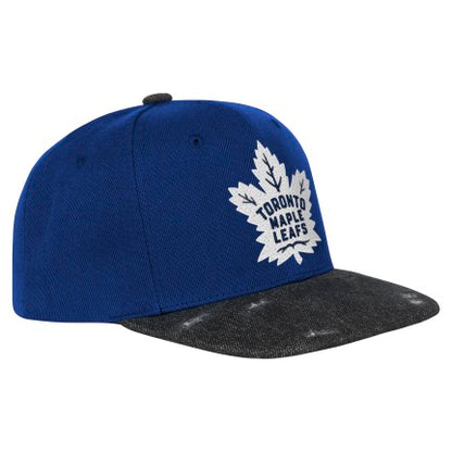 Youth Toronto Maple Leafs Mitchell & Ness PatchWork Hard Wood Classic Snapback Hat