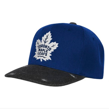 Youth Toronto Maple Leafs Mitchell & Ness PatchWork Hard Wood Classic Snapback Hat