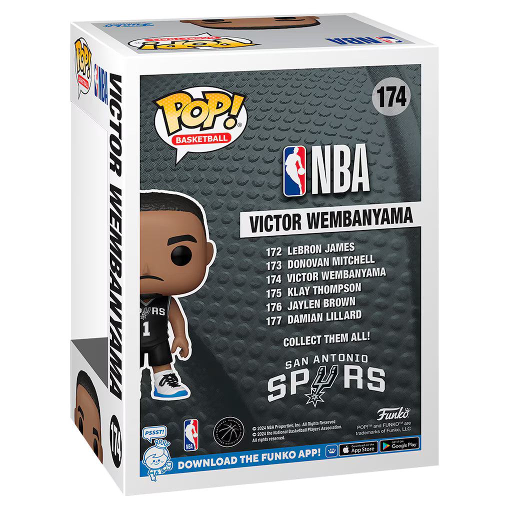 NBA POP! Funko San Antonio Spurs Victor Wembanyama Vinyl Figure #174