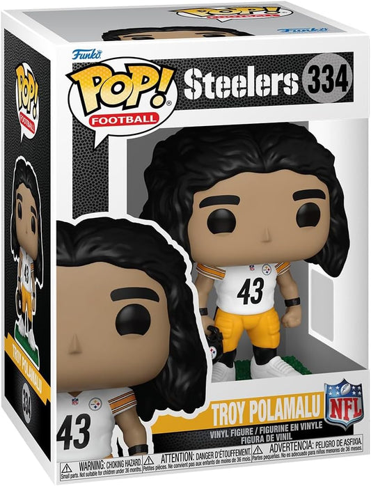 NFL POP! Funko Pittsburgh Steelers Troy Polamalu Vinyl Figure #334