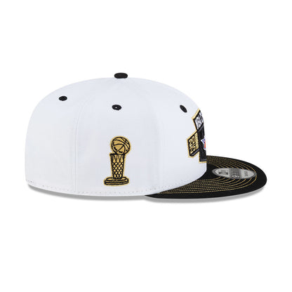 New York Knicks New Era 2026 NBA Finals Champions Locker Room 9FIFTY Snapback Hat - Black