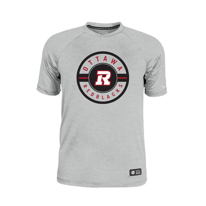 Ottawa Redblacks New Era 2026 Sideline Cavort Raglan T-Shirt - Gray
