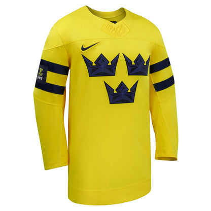 Team Sweden 2026 Hockey Olympics Nike Replica Jersey - Yellow