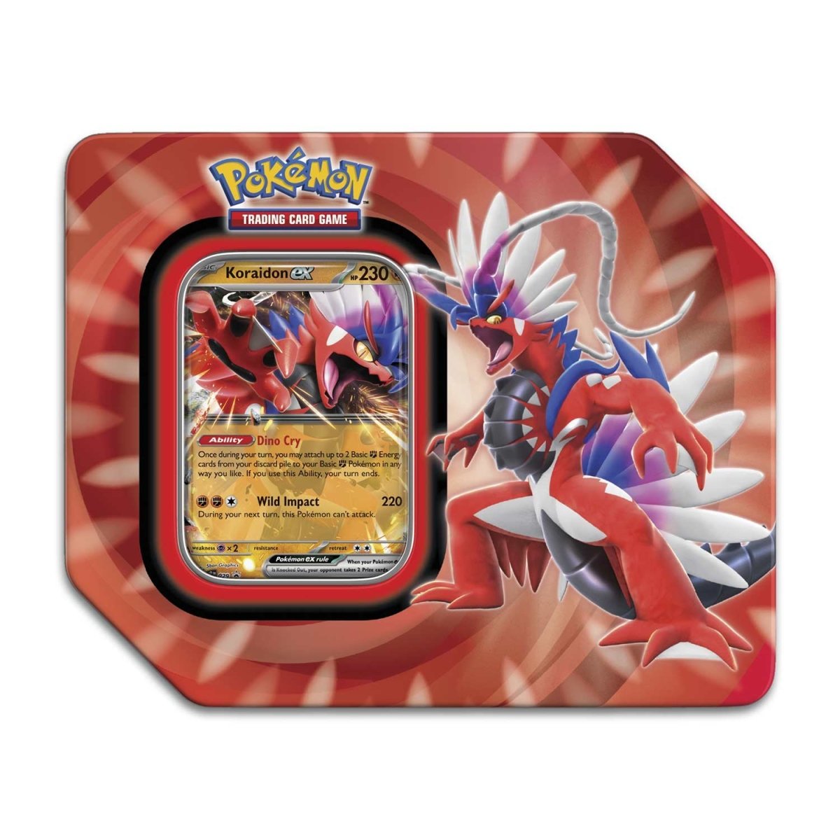 Pokémon TCG : Paldea Legends Tin (Miraidon Ex, Koraidon Ex)