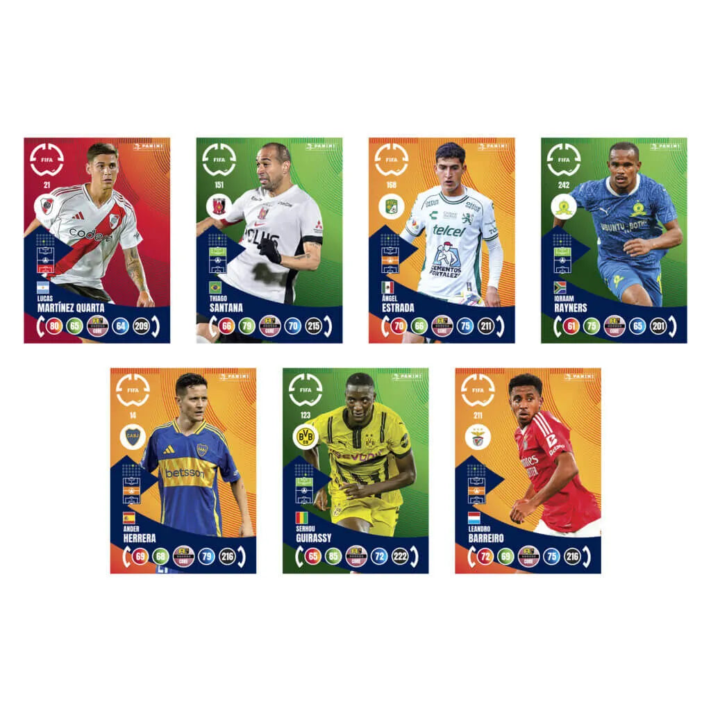 Panini Adrenalyn XL Club World Cup FIFA 2025 Soccer 6 Cards Inside!
