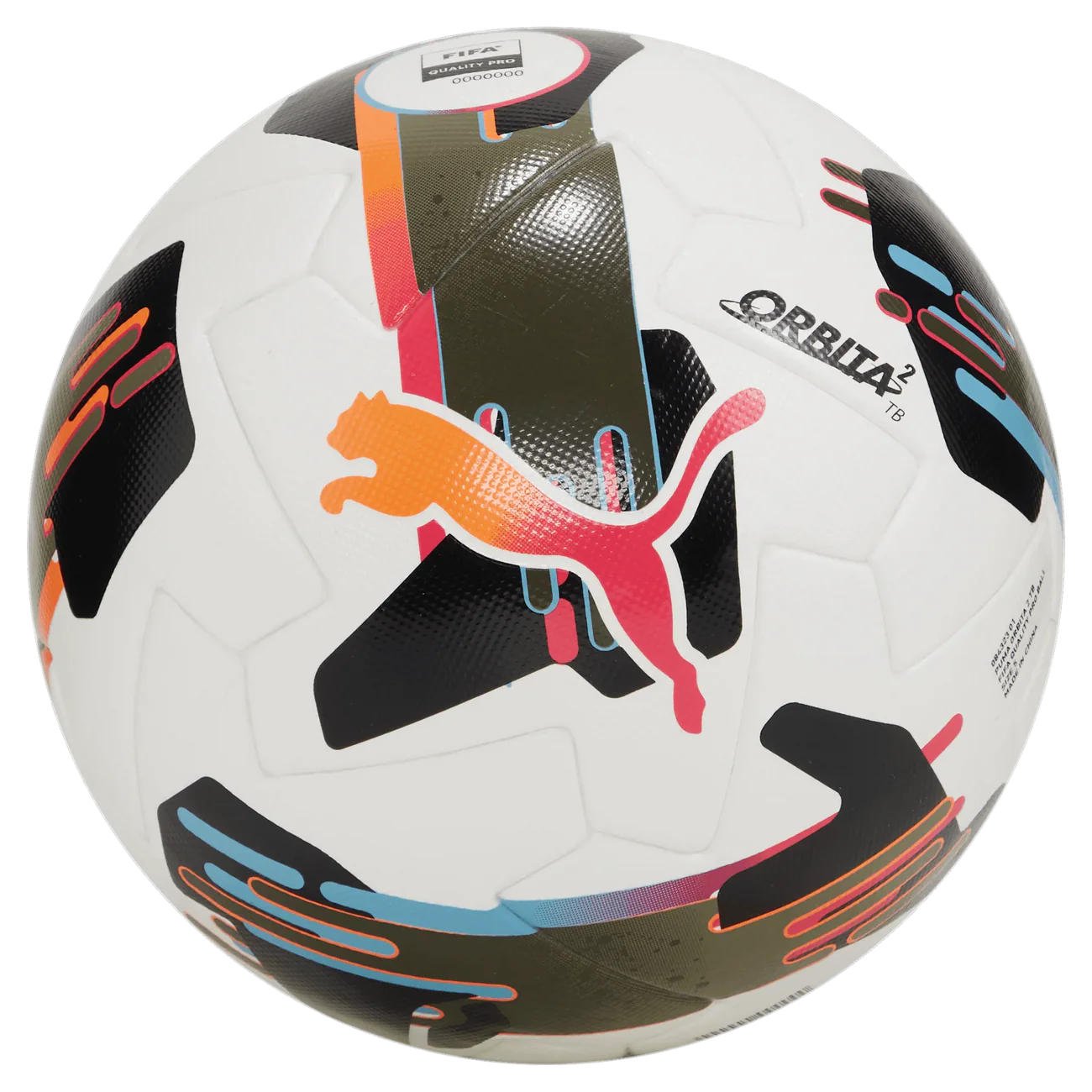 PUMA Orbita 2 TB Qaulity Pro FIFA Soccer Ball - Size 5 - Multi-Colour