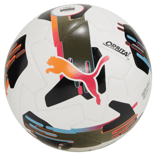 PUMA Orbita 2 TB Qaulity Pro FIFA Soccer Ball - Size 5 - Multi-Colour