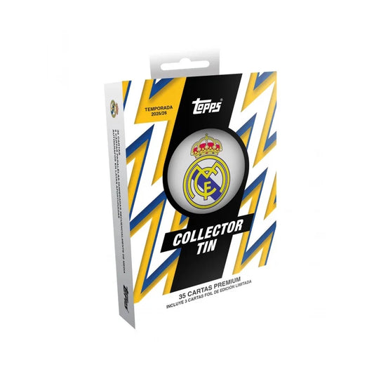 2026 TOPPS Real Madrid Premium Trading Cards Collecter Tin