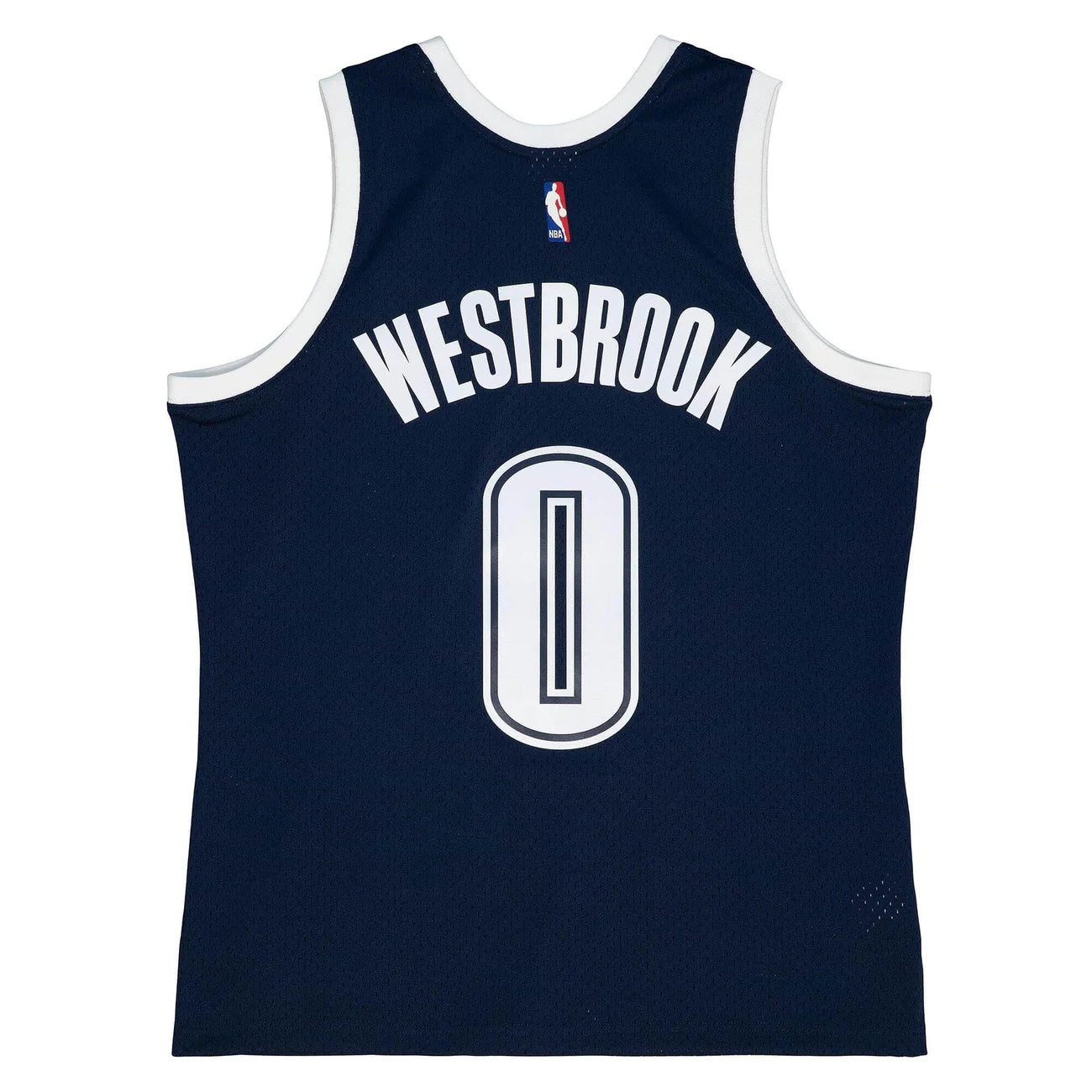 Russel Westbrook #0 Oklahoma City Thunder 2015-16 Hardwood Classic Mitchell & Ness Navy Alternate Swingman Jersey