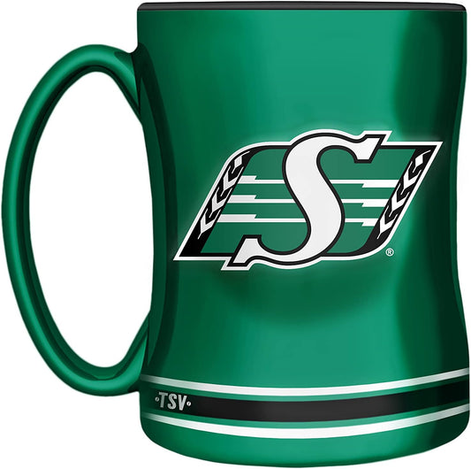 Saskatchewan Roughriders Inglasco 14OZ Sculpted Mug