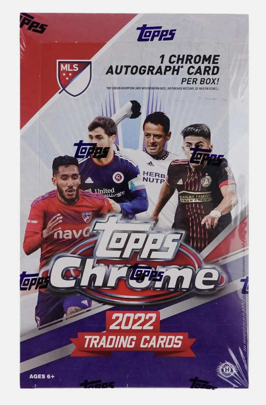 2022 Topps Chrome MLS Soccer Hobby Box