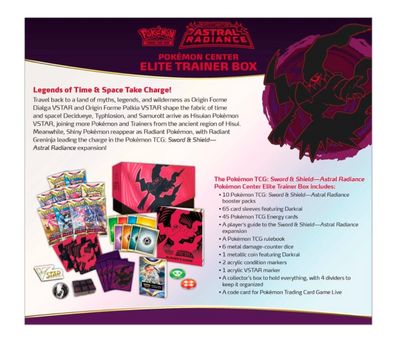 Pokémon TCG: Sword & Shield-Astral Radiance Pokémon Center Elite Trainer Box