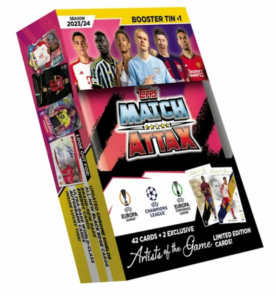 2023-24 Topps Match Attax UEFA Champions League Cards - Booster Mini Tin