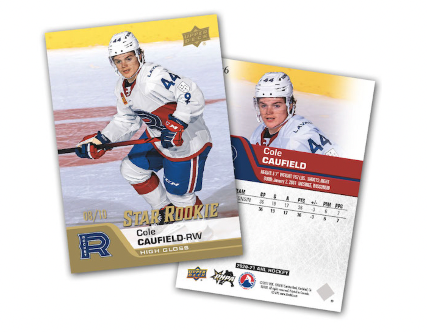 2020-21 Upper Deck AHL Hockey - 10 Card Pack from Hobby Box - Pro League Sports Collectibles Inc.