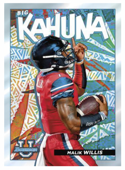 2021-22 Bowman University Football Hobby Pack - 4 Cards - Pro League Sports Collectibles Inc.