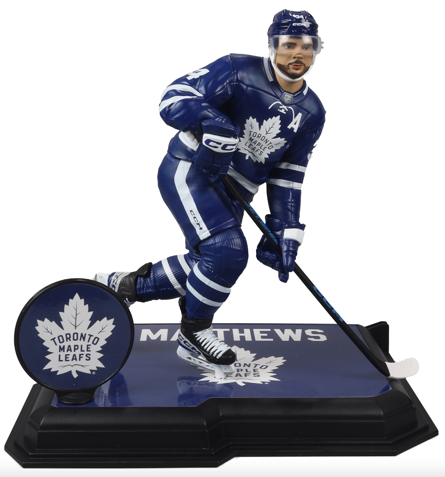 McFarlane NHL  Sports Picks - Auston Matthews Blue Jersey Figure - Toronto Maple Leafs - Pro League Sports Collectibles Inc.