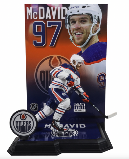 McFarlane NHL  Sports Picks - Conor McDavid White Jersey Figure - Edmonton Oilers - Pro League Sports Collectibles Inc.