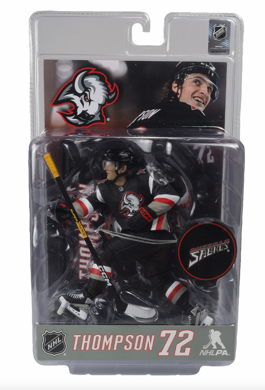 McFarlane NHL  Sports Picks - Tage Thompson Black Jersey Figure - Buffalo Sabres