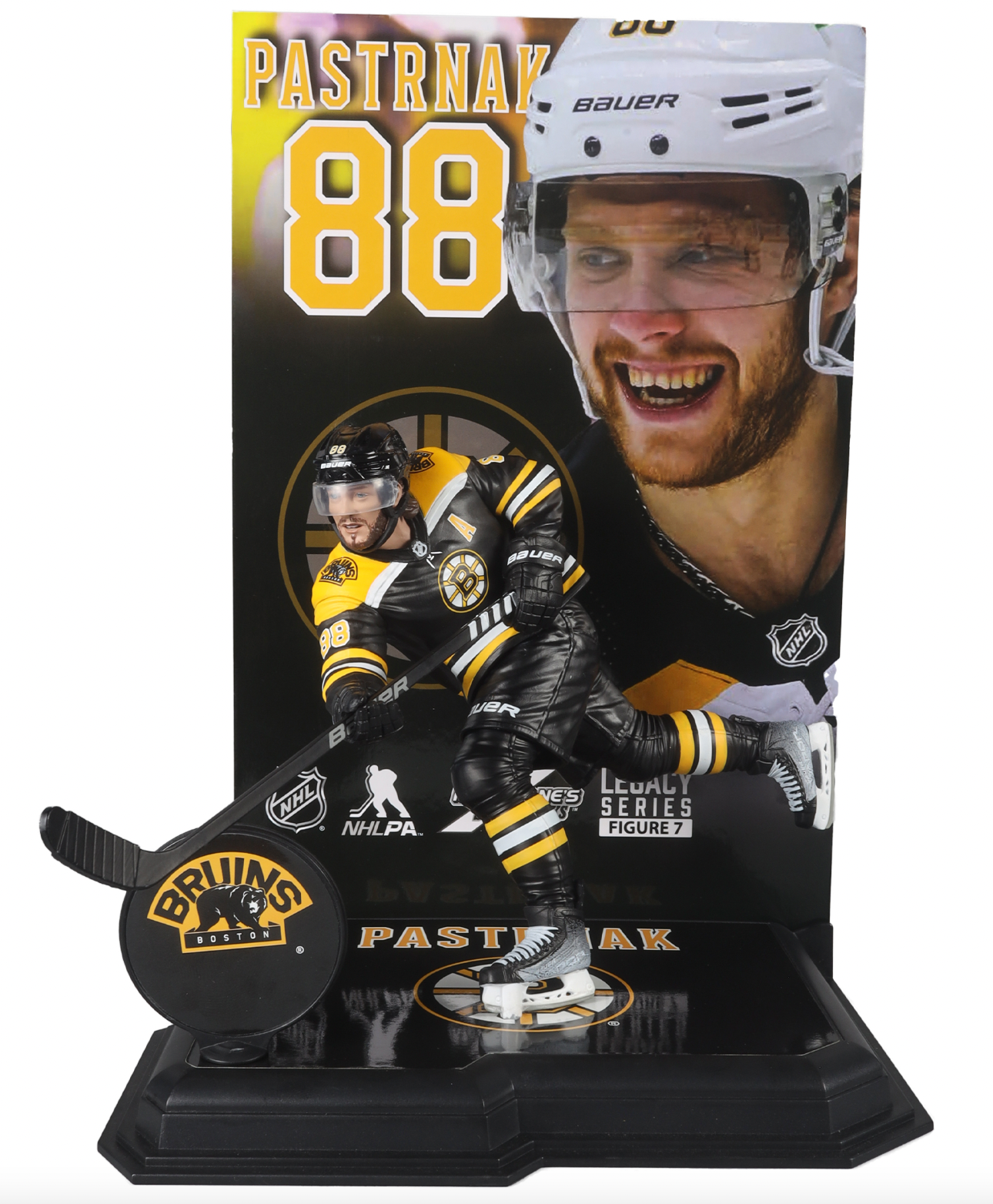 McFarlane NHL  Sports Picks - David Pastrnak Black Jersey Figure - Boston Bruins - Pro League Sports Collectibles Inc.