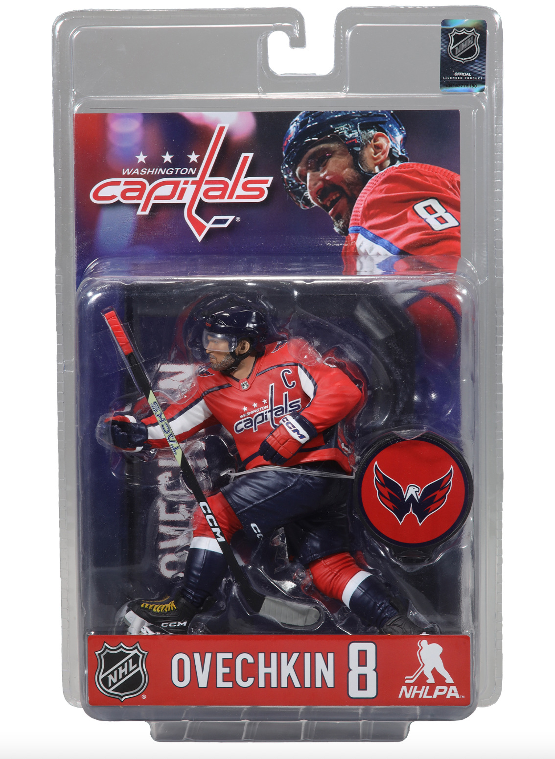 McFarlane NHL  Sports Picks - Alex Ovechkin Red Jersey Figure - Washington Capitals