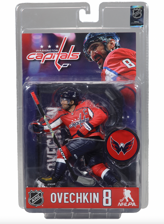 McFarlane NHL  Sports Picks - Alex Ovechkin Red Jersey Figure - Washington Capitals