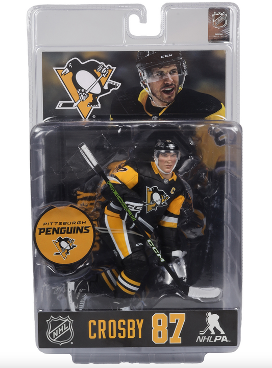 McFarlane NHL  Sports Picks - Sidney Crosby Black Jersey Figure - Pittsburgh Penguins