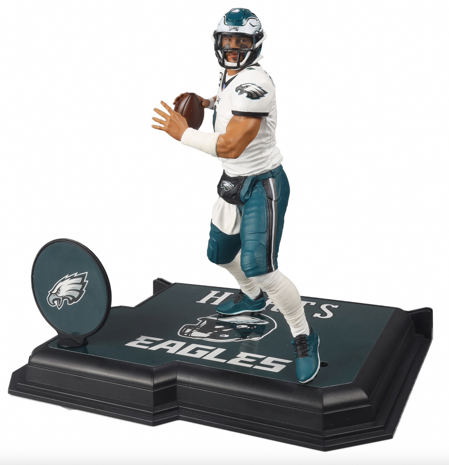 McFarlane NFL  Sports Picks - Jalen Hurts White Jersey Figure - Philadelphia Eagles