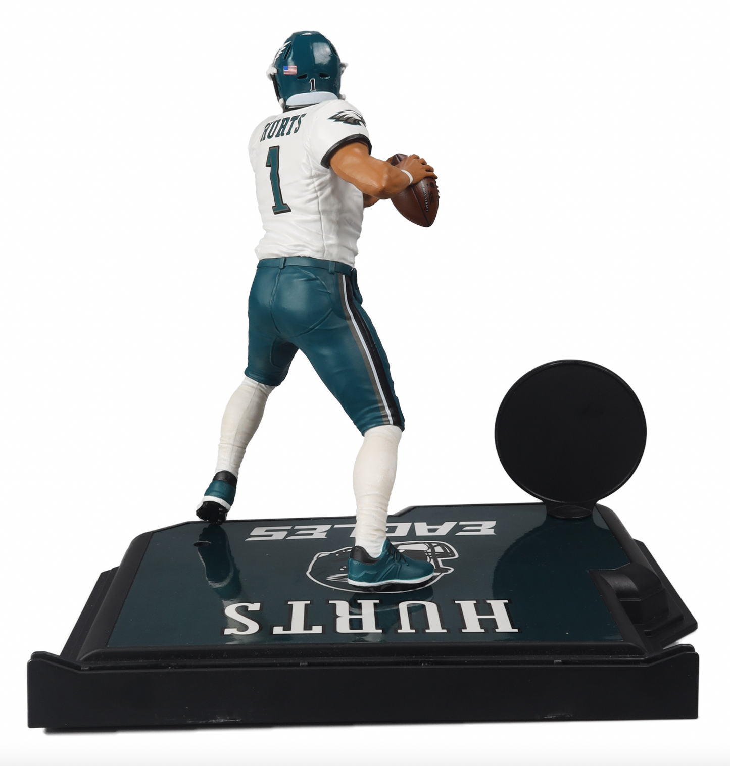 McFarlane NFL  Sports Picks - Jalen Hurts White Jersey Figure - Philadelphia Eagles