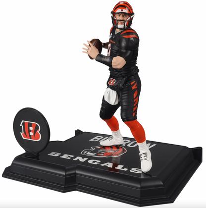 McFarlane NFL  Sports Picks - Joe Burrow Black Jersey Figure - Cincinnati Bengals