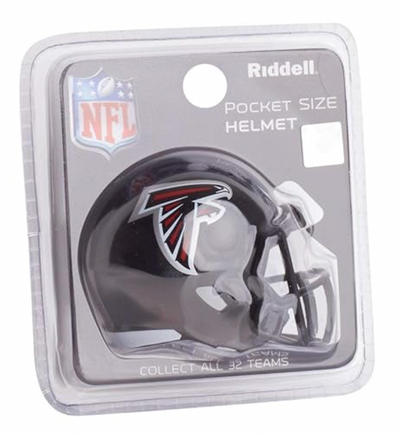 Atlanta Falcons NFL Riddell Speed Pocket PRO Micro/Pocket-Size/Mini Football Helmet
