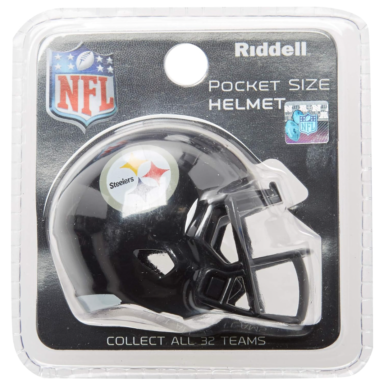 Pittsburgh Steelers NFL Riddell Speed Pocket PRO Micro/Pocket-Size/Mini Football Helmet