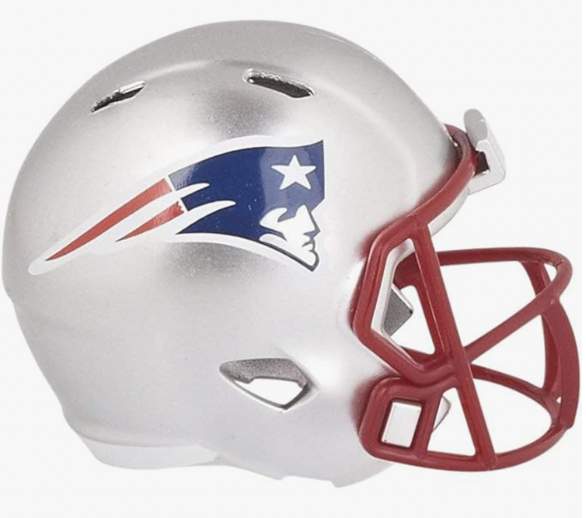 New England Patriots NFL Riddell Speed Pocket PRO Micro/Pocket-Size/Mini Football Helmet