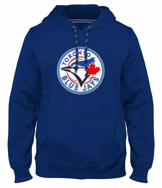 Toronto Blue Jays MLB Express Twill Logo Hoodie - Royal Blue