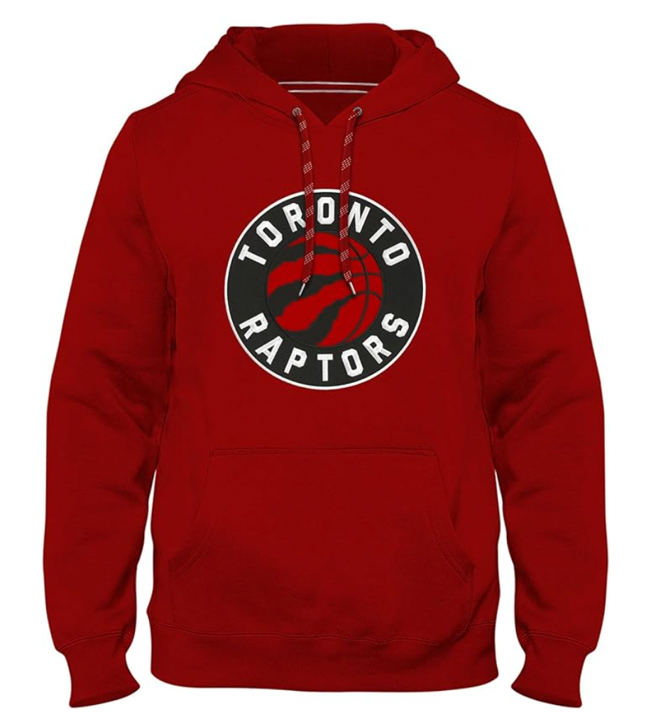 Toronto Raptors NBA Express Twill Logo Hoodie - Red - Pro League Sports Collectibles Inc.