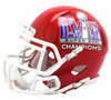 Kansas City Chiefs Superbowl Champs NFL Riddell Speed Mini Football Helmet