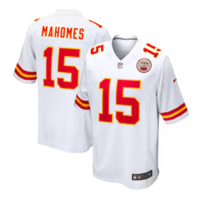 Patrick Mahomes White Kansas City Chiefs Nike White Game Player Jersey