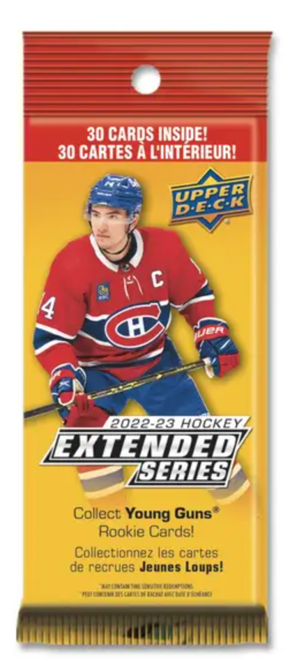 2022/23 Upper Deck Extended Series Hockey Fat Pack - 30 Cards - Pro League Sports Collectibles Inc.