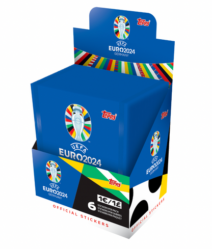 2024 Topps UEFA Euro Cup 50 Pack Soccer Sticker Box 300 Sticker In Stock - Pro League Sports Collectibles Inc.