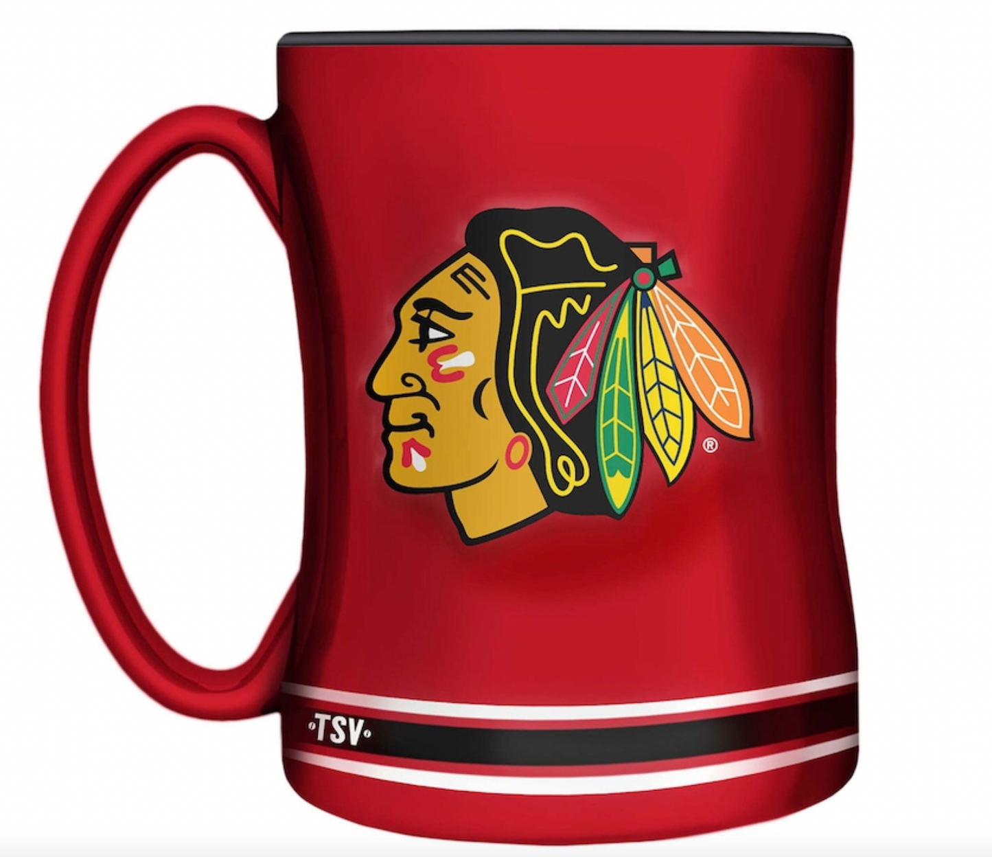 NHL Chicago Blackhawks 14oz. Sculpted Relief Mug - Pro League Sports Collectibles Inc.