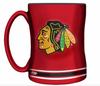 NHL Chicago Blackhawks 14oz. Sculpted Relief Mug