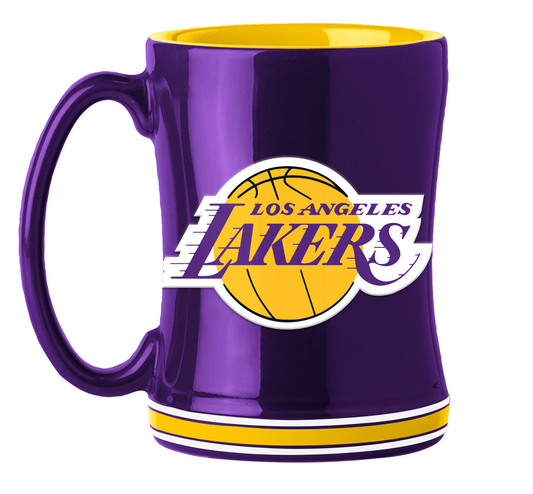 NBA Los Angeles 14oz. Relief Mug - Pro League Sports Collectibles Inc.