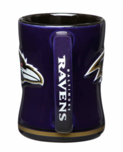 NFL Baltimore Ravens 14oz. Sculpted Relief Mug