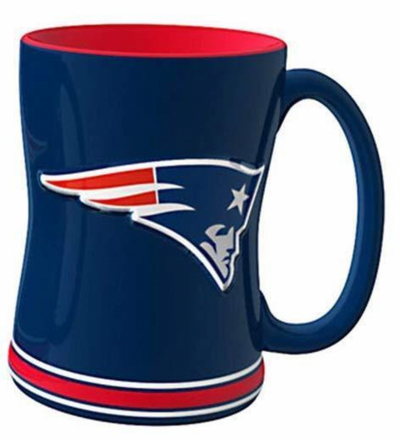 NFL New England Patriots 14oz. Sculpted Relief Mug