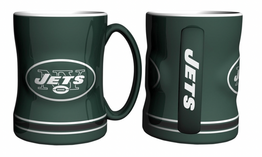 NFL New York Jets 14oz. Sculpted Relief Mug