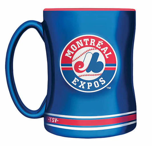 MLB Montreal Expos14oz Sculpted Relief Mug