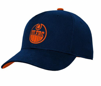 Youth Edmonton Oilers NHL Precurved Snapback Cap