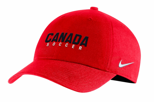 Women's Nike Red Canada Soccer Campus Adjustable Hat - Pro League Sports Collectibles Inc.