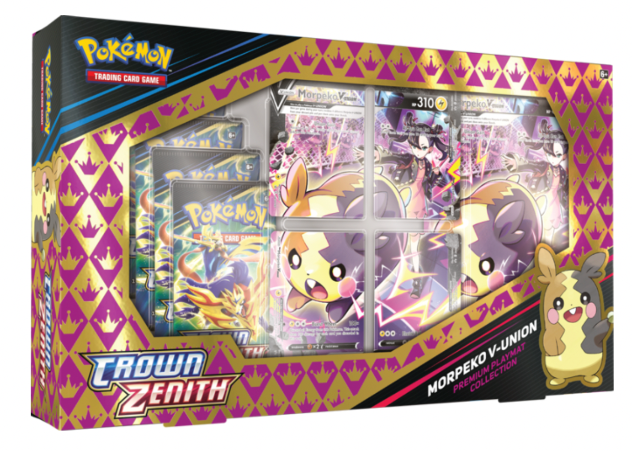 Pokémon: Crown Zenith Premium Playmat Collection – Morpeko V Union