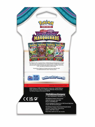 Pokémon TCG: Scarlet & Violet-Twilight Masquerade Booter Pack - 10 Cards