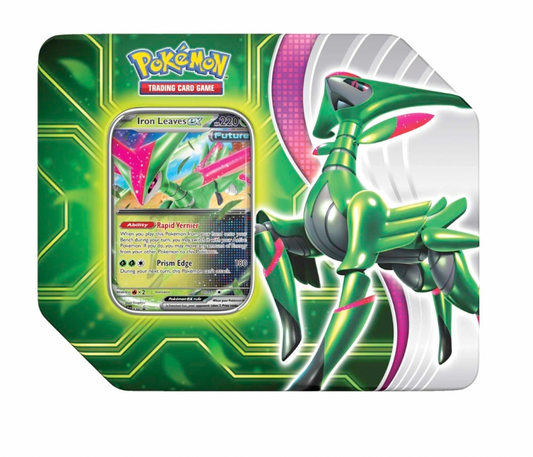 Pokémon TCG: Paradox Clash Tin (Iron Leaves ex)